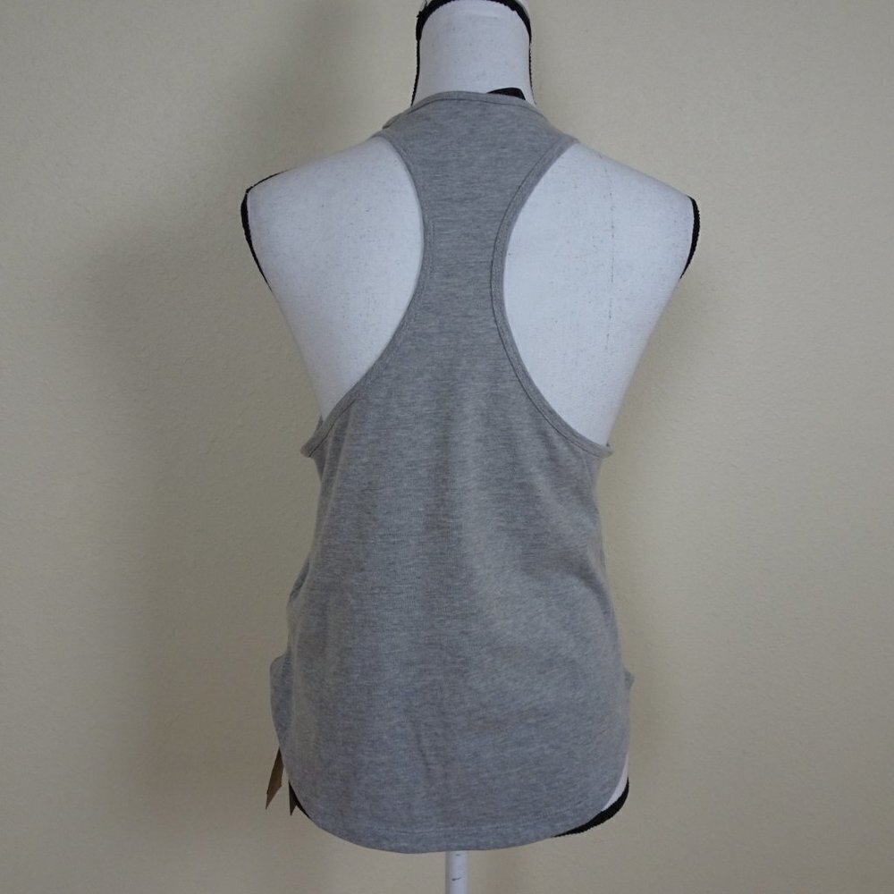 Adidas Tank Top Womens Size S Gray American Flag Racerback - Picture 4 of 6